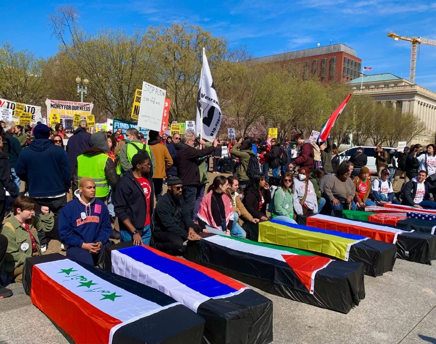 Антивоенный митинг у Белого дома. Заметки наблюдателя