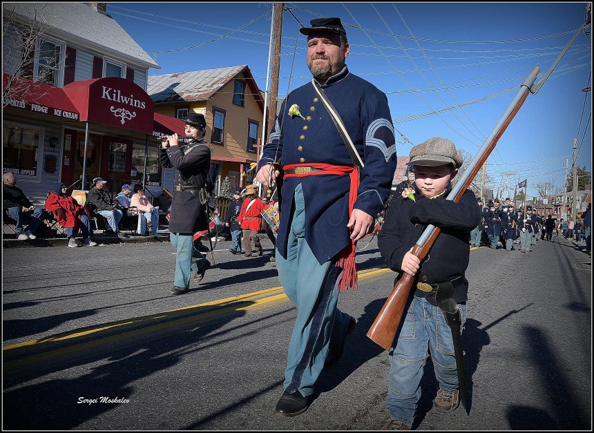Исторический парад в Геттисберге, Пенсильвания. Геттисберг: от Линкольна до Трампа