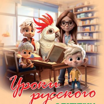 Обложка книги "Уроки русского с попугаем Гришей" Книжное обозрение: «Уроки русского с попугаем Гришей»
