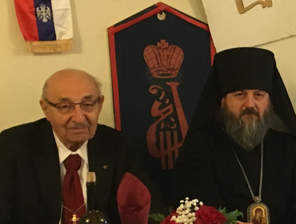 На торжественном обеде в Доме ветеранов Великой войны Епископ Феодосий Сиэтлийский: «Святослав Данич был хранителем православных русских традиций»