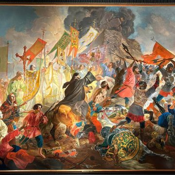 Брюллов К. "Осада Пскова польским королем Стефаном Баторием в 1581 году". 1939-1843гг. Великий Карл в Америке