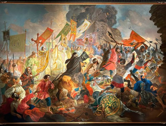 Брюллов К. "Осада Пскова польским королем Стефаном Баторием в 1581 году". 1939-1843гг. Великий Карл в Америке